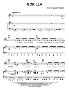 Gorilla von Bruno Mars (Download) 