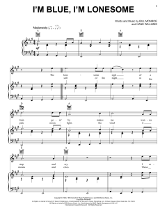 I'm Blue, I'm Lonesome von Bill Monroe (Download) 