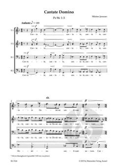 Cantate Domino von Mårten Jansson (Download) 