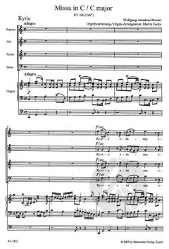 Missa in C (Spatzenmesse) von Wolfgang Amadeus Mozart (Download) 