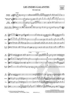Les Indes galantes RCT 44 von Jean-Philippe Rameau 