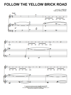 Follow The Yellow Brick Road von Harold Arlen (Download) 