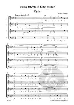Missa brevis es-Moll (Marten Jansson) 