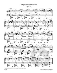 Préludes von Frédéric Chopin 