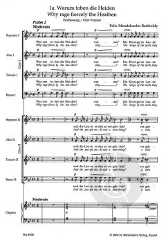 Warum toben die Heiden (Felix Mendelssohn Bartholdy) 