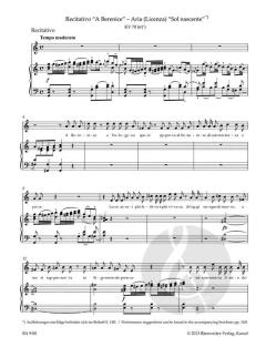 Konzertarien für hohen Sopran von Wolfgang Amadeus Mozart 