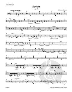 Sextett G-Dur op. 36 von Johannes Brahms (Download) 
