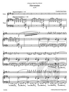 Havanaise op. 83 von Camille Saint-Saëns 