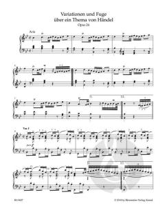 Variationen und Fuge über ein Thema von Händel von Johannes Brahms (Download) 