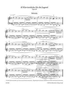 43 Klavierstücke für die Jugend, op. 68 von Robert Schumann (Download) 