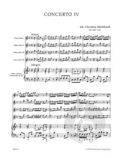6 Konzerte Heft 2 von Johann Christian Schickhardt (Download) 