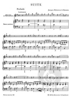Suite e-Moll op. 5/2 (Jacques-Martin Hotteterre) 