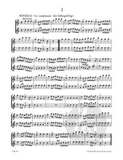 6 galante Duos op.5 von Nicolas Chédeville (Download) 