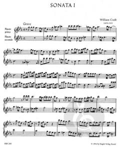 6 Sonaten von William Croft (Download) 