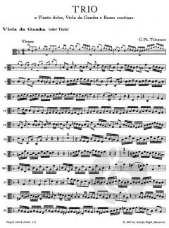 Trio aus den 'Essercizii Musici' TWV 43:F 3 von Georg Philipp Telemann (Download) 