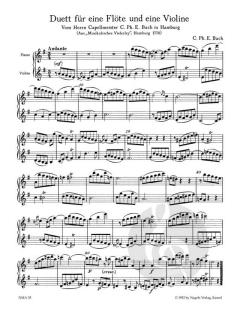 Zwei Duos aus Musikalisches Vielerley Wq 140, 142 (Carl Philipp Emanuel Bach) 