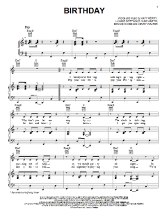 Birthday von Katy Perry (Download) 