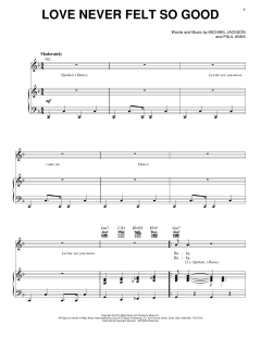 Love Never Felt So Good von Michael Jackson (Download) 