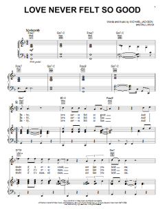Love Never Felt So Good von Michael Jackson (Download) 