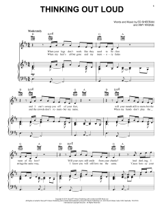 Thinking Out Loud von Ed Sheeran (Download) 