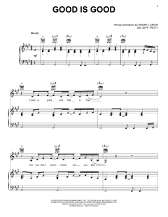 Good Is Good von Sheryl Crow (Download) 