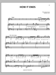 How It Ends von Andrew Lippa (Download) 