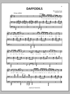 Daffodils von Andrew Lippa (Download) 