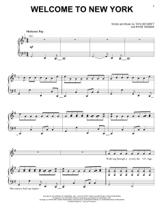 Welcome To New York von Taylor Swift (Download) 