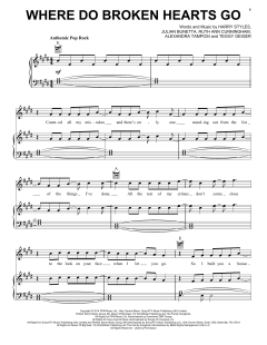 Where Do Broken Hearts Go von One Direction (Download) 