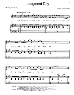 Judgment Day von Frank Wildhorn (Download) 