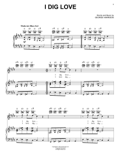 I Dig Love von George Harrison (Download) 