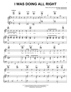 I Was Doing All Right von Ira Gershwin (Download) 