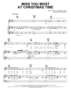 Miss You Most At Christmas Time von Mariah Carey (Download) 