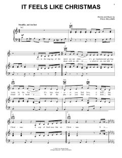 It Feels Like Christmas von Paul Williams (Download) 