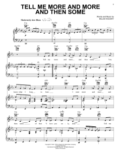 Tell Me More And More And Then Some von Billie Holiday (Download) 