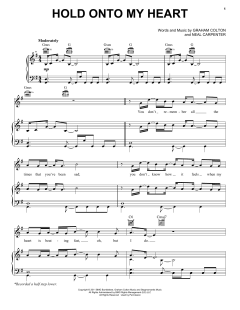 Hold Onto My Heart von Graham Colton (Download) 