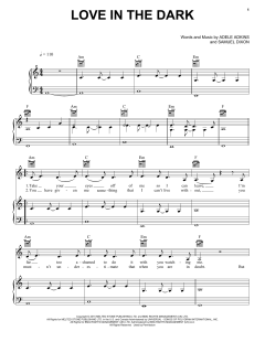 Love In The Dark von Adele (Download) 