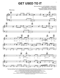 Get Used To It von Justin Bieber (Download) 