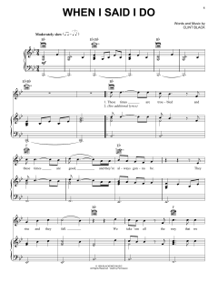 When I Said I Do von Clint Black (Download) 
