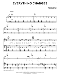 Everything Changes von Sara Bareilles (Download) 