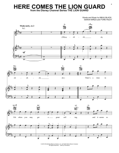 Here Comes The Lion Guard von Beau Black (Download) 