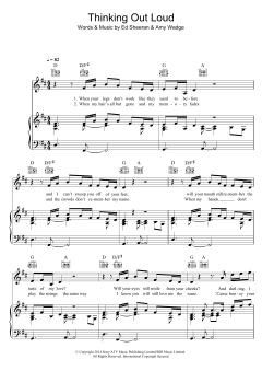 Thinking Out Loud von Ed Sheeran (Download) 