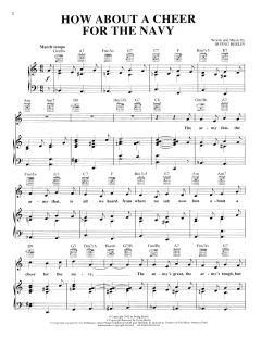 How About A Cheer For The Navy von Irving Berlin (Download) 