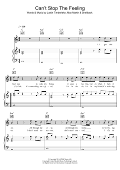 Can't Stop The Feeling von Justin Timberlake (Download) 