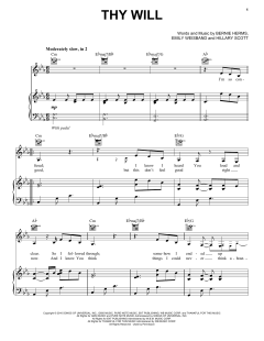Thy Will von Bernie Herms (Download) 
