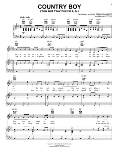 Country Boy (You Got Your Feet In L.A.) von Glen Campbell (Download) 