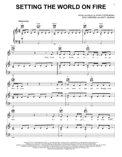 Setting The World On Fire von Kenny Chesney (Download) 
