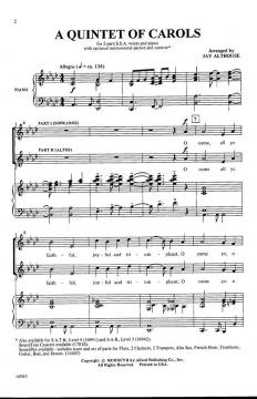 A Quintet Of Carols 