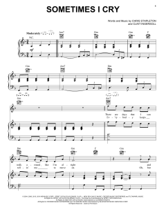 Sometimes I Cry von Chris Stapleton (Download) 