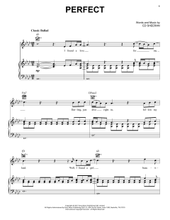 Perfect von Ed Sheeran (Download) 